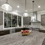 Modern traditional kitchen design in new luxury home